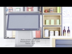 डबल कैपेसिटिव एंड्रॉयड पीओएस सिस्टम एंड्रॉयड पीओएस बिलिंग मशीन कैशियर रजिस्टर